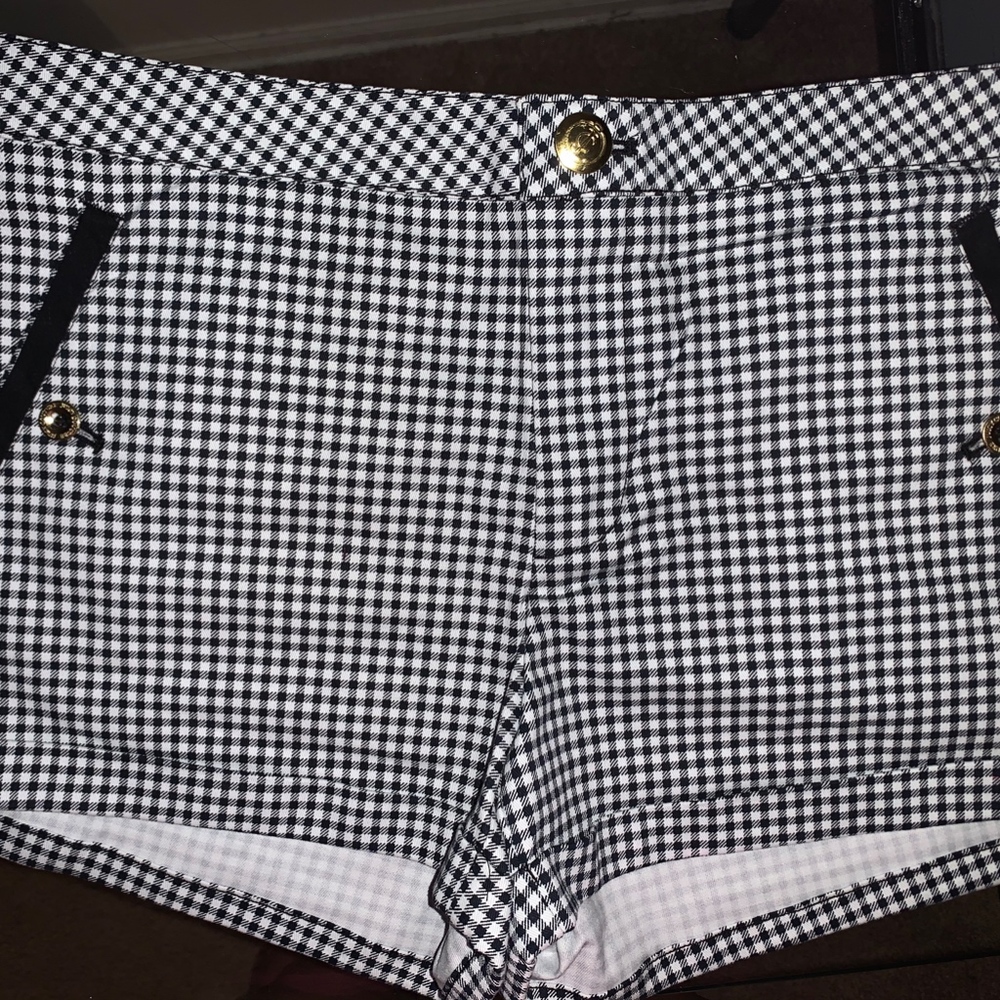 Juicy Couture Gringham Shorts Sz 6